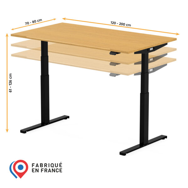 bureau-assis-debout-electrique-UGO-dimensions