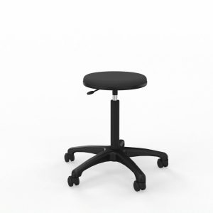 TABOURET DACTYLO ROND TAPISSE