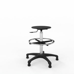 TABOURET HAUT ASS RONDE PU