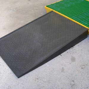 Rampe d’accès pour plateforme 120l hauteur 115 mm