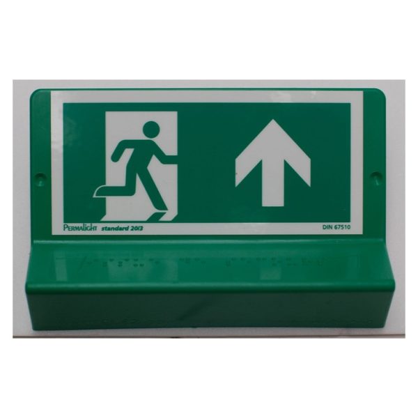 panneau de signalisation braille issue de secours