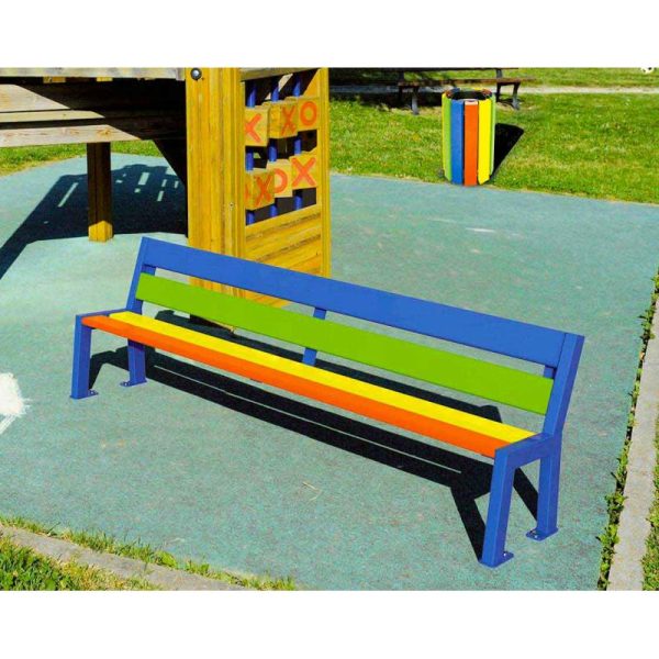 Banc bois et acier Silaos® Junior – Image 2